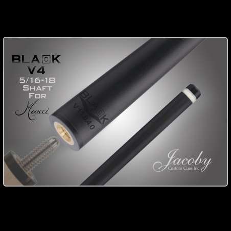 (SECOND) BlaCk V4 Shaft W/5/16-18  Joint for Meucci