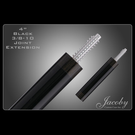 4" 3/8-10 Black Joint Extension