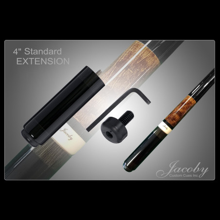 4" Standard Black Butt Extension