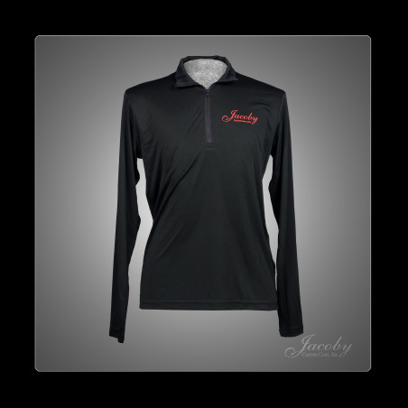 1/4 Zip Black Jacoby Pullover