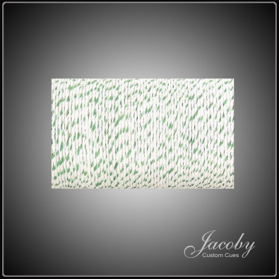 White w/Green Irish Linen