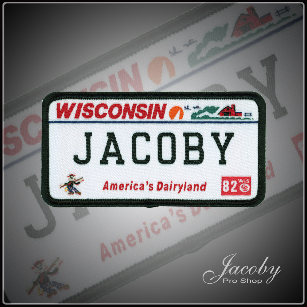 Jacoby License Plate Patch