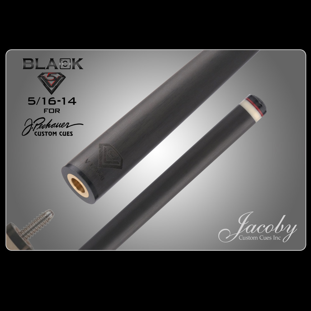 BlaCk V5 Shaft with 5/16-14 Flat Faced For Pechauer