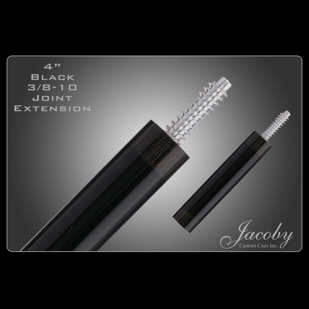 4" Black Joint Extension 3/8-10