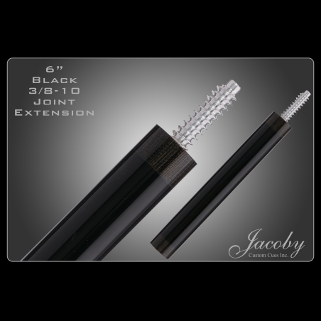 6 inch 3/8-10 Joint Extension Black