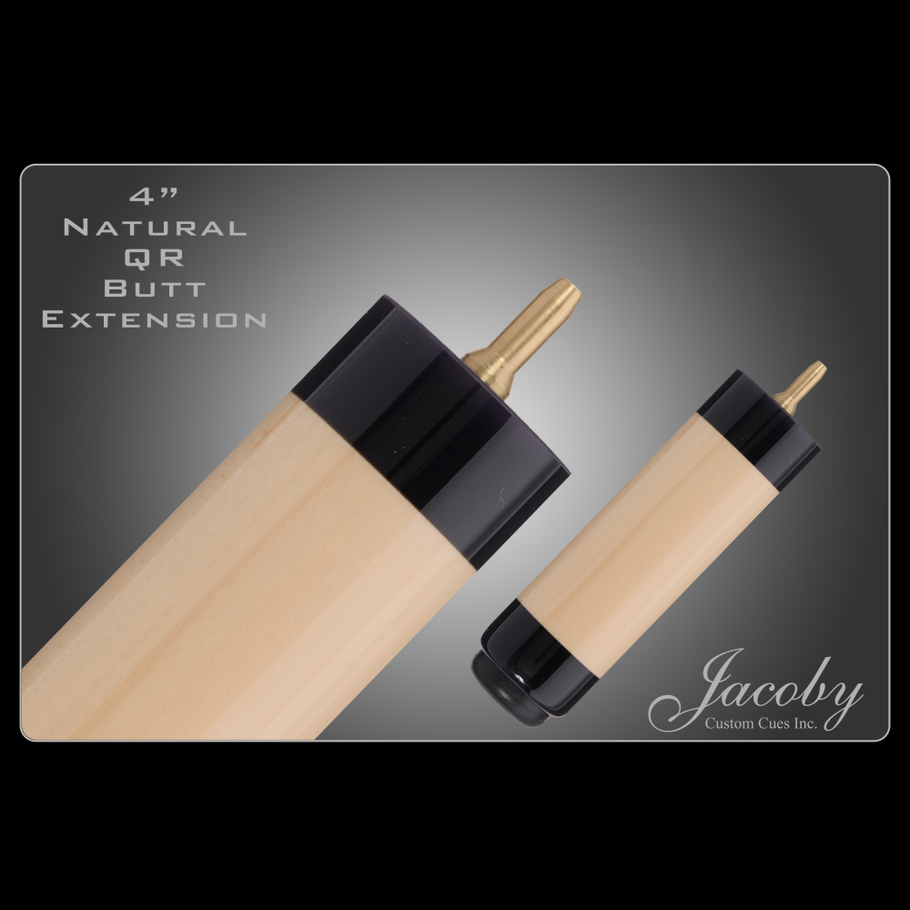 4" Natural Butt Extension With Quick Release