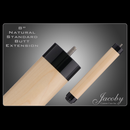 8" Natural Standard Butt Extension