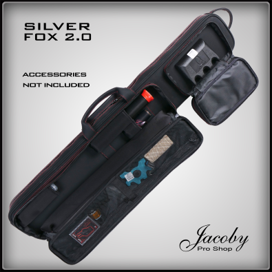 Jacoby Silver Fox 2.0 Butterfly Case Red