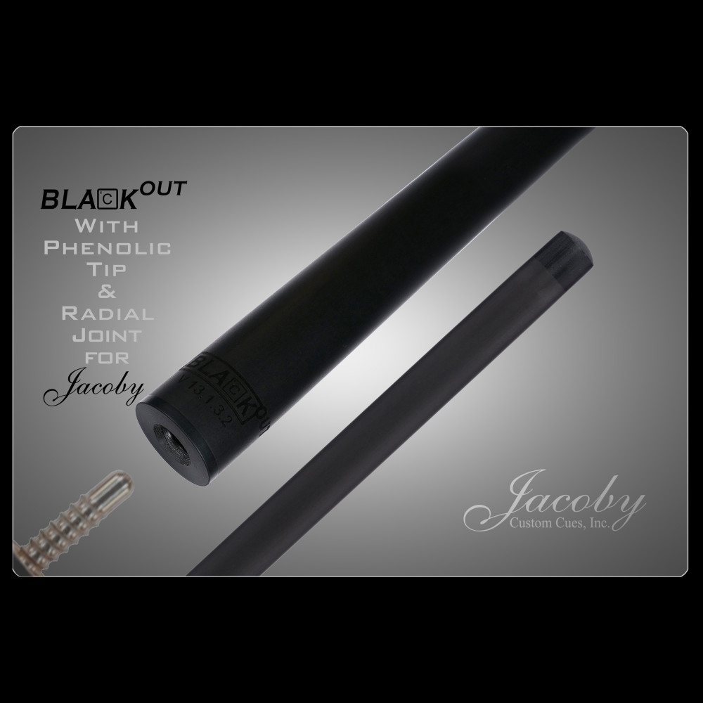 Jacoby 30" BlaCkOut Shaft with Phenolic Tip