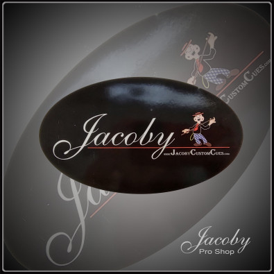 Jacoby Window Sticker 7" X 4"