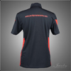 Jacoby Black & Red Embroidered Polo