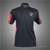 Jacoby Black & Red Embroidered Polo